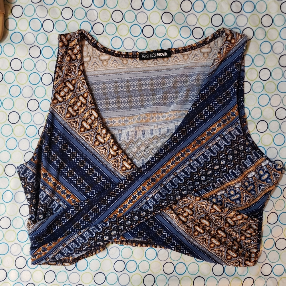 Blue tank top